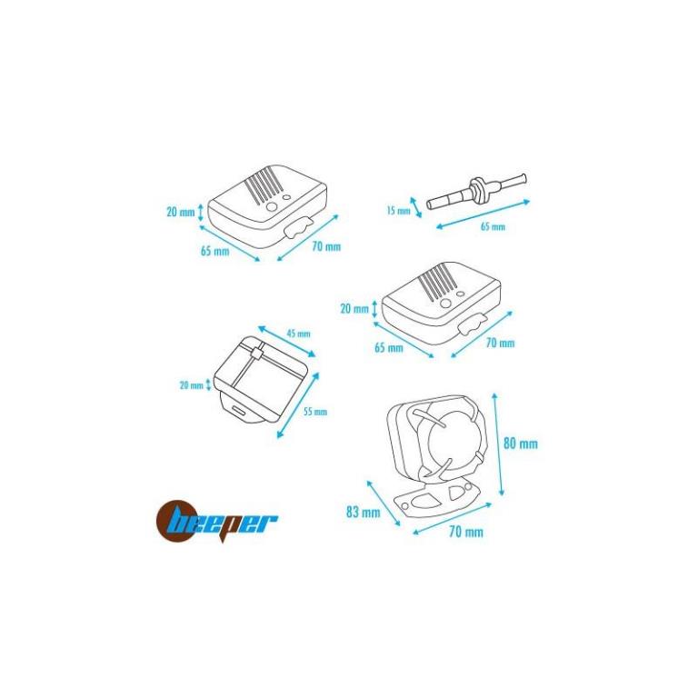 Alarme (Système d'alarme) BEEPER Alarme automatique full options - ref. TSX99-N